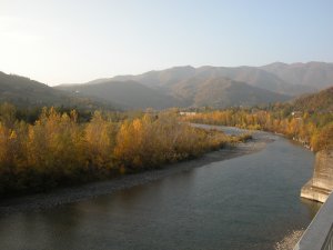 Il Fiume Trebbia a Bobbio (10550 bytes)